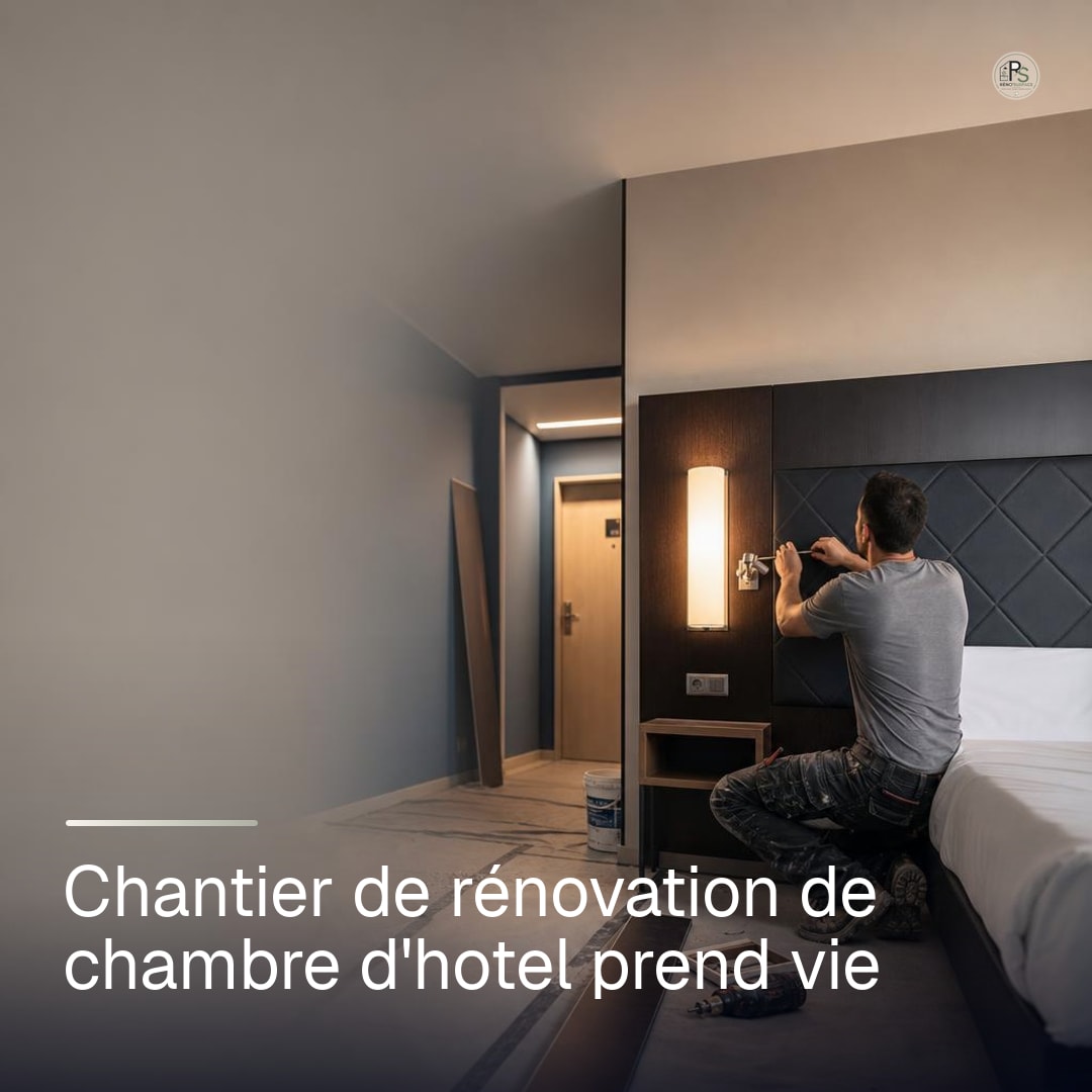 Rénovation de chambre d'hôtel à Plérin – renosurface – 1/1